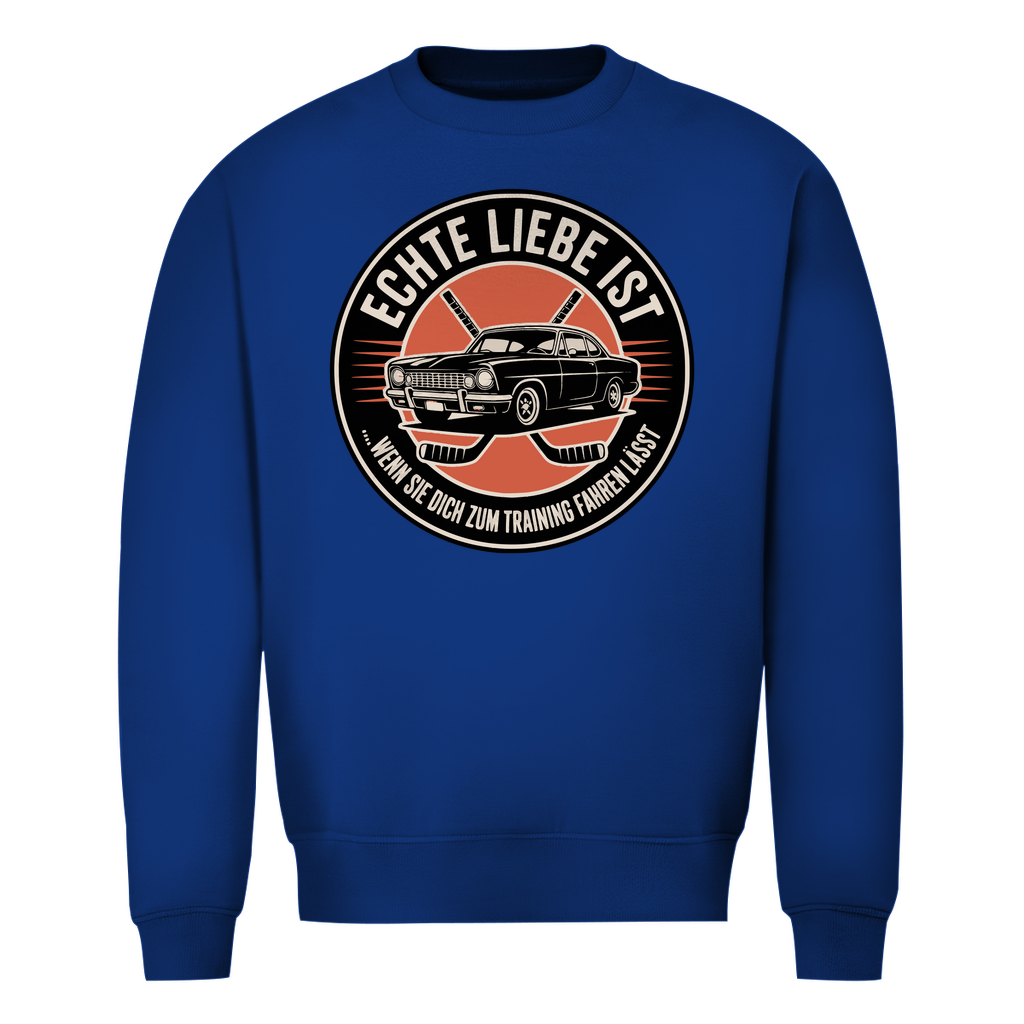 Herren Basic Sweatshirt "Echte Liebe"