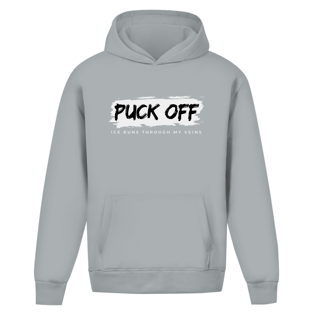 Oversize Hoodie "Puck Off" ohne Kordel