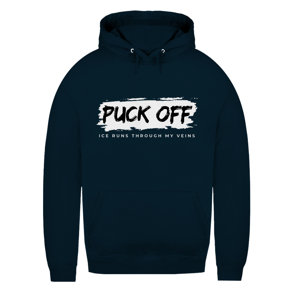 Damen Basic Hoodie "Puck Off"