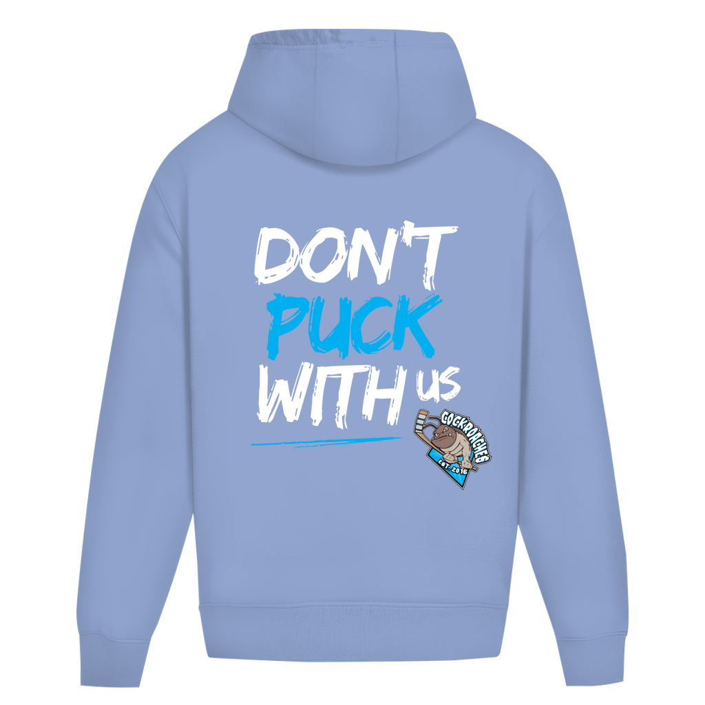 Oversize Hoodie Ohne Kordel "Don't puck with us"