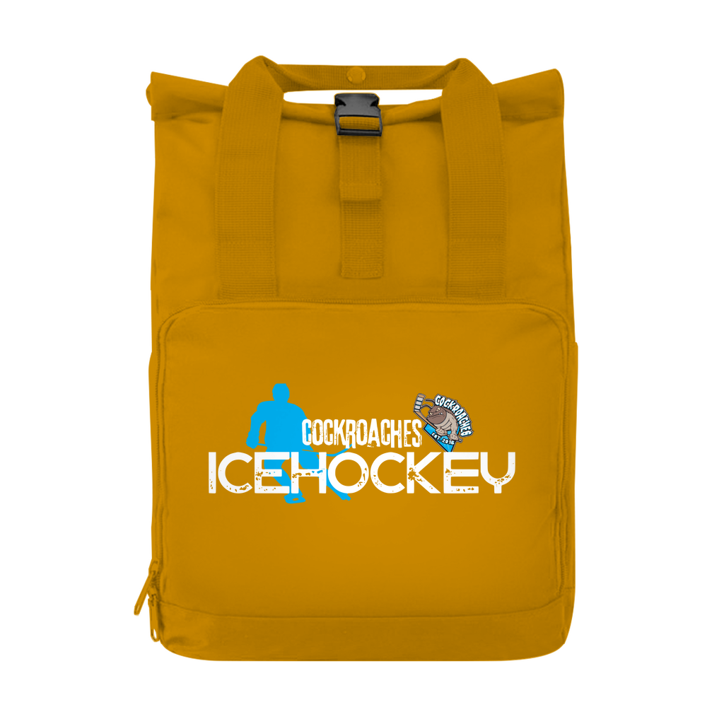 Rucksack mit Seitentasche "Cockroaches Icehockey"