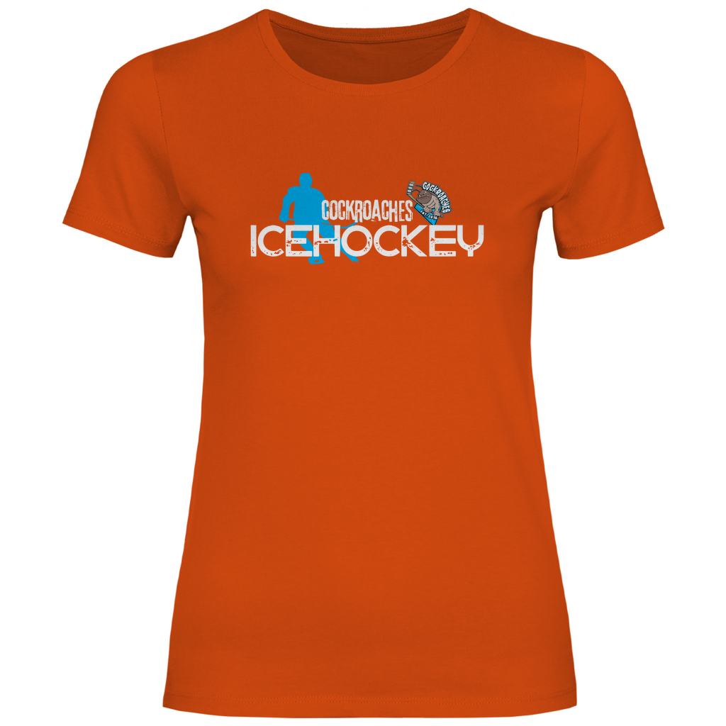 Damen T-Shirt Classic "Cockroaches Icehockey"