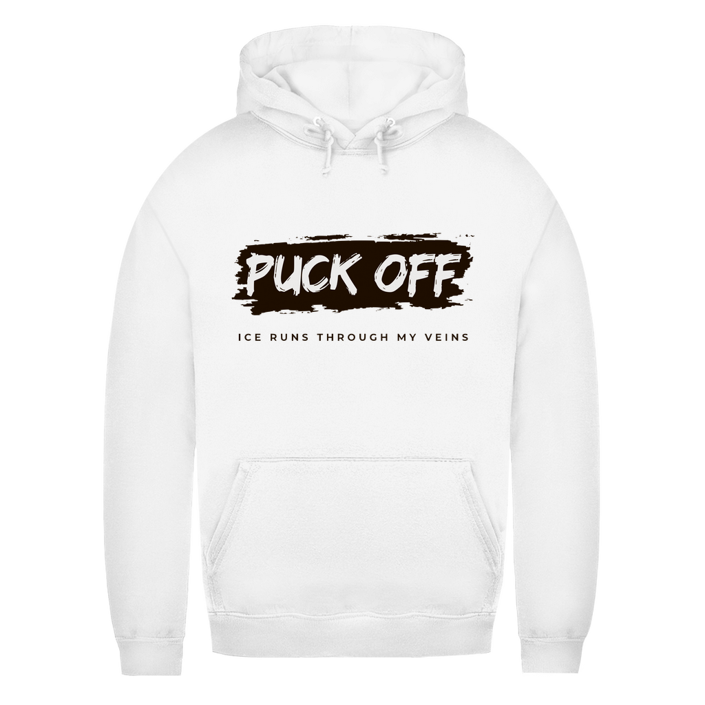 Damen Basic Hoodie "Puck Off"