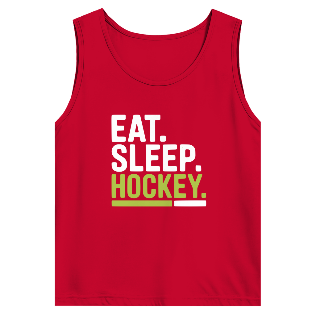 Herren Basic Tank Top "Eat.Sleep.Hockey."