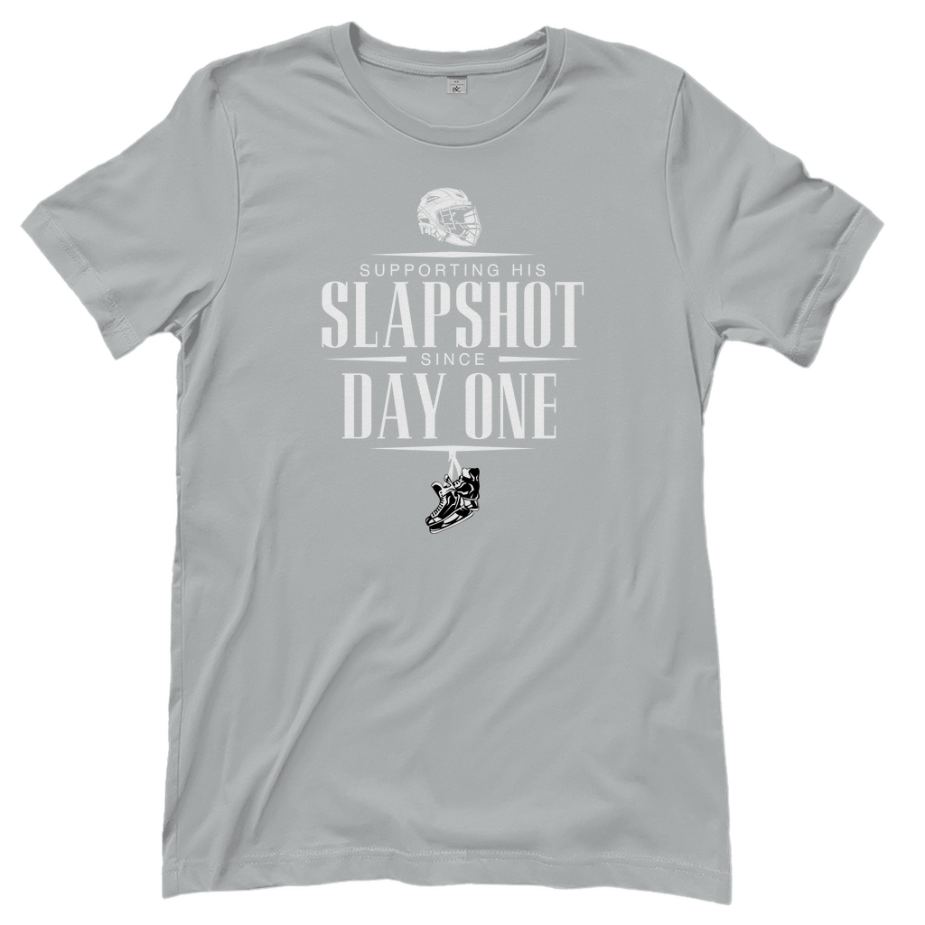 Damen T-Shirt Classic "Supporting his Slapshot"