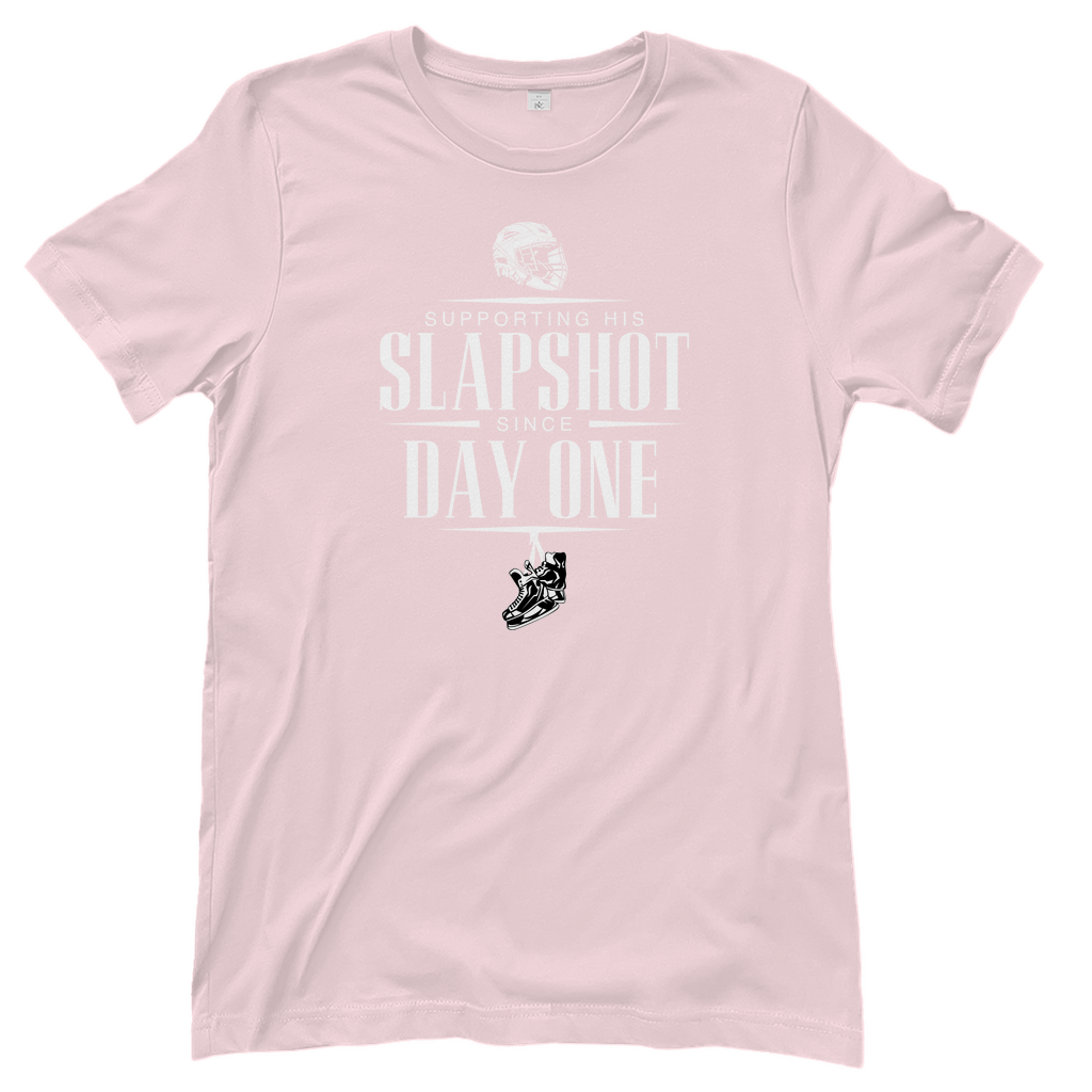 Damen T-Shirt Classic "Supporting his Slapshot"