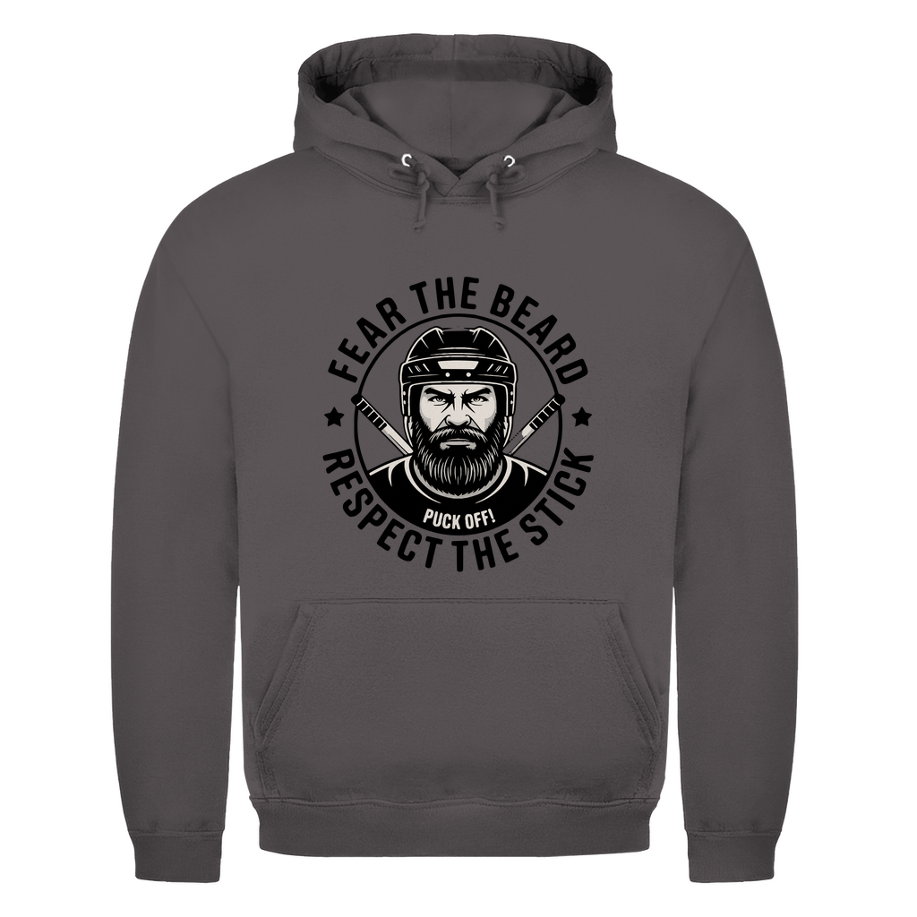 Herren Classic Hoodie "Fear The Beard Puck Off"