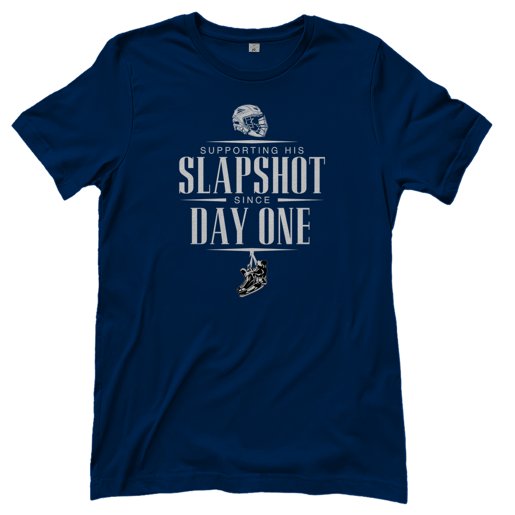 Damen T-Shirt Classic "Supporting his Slapshot"