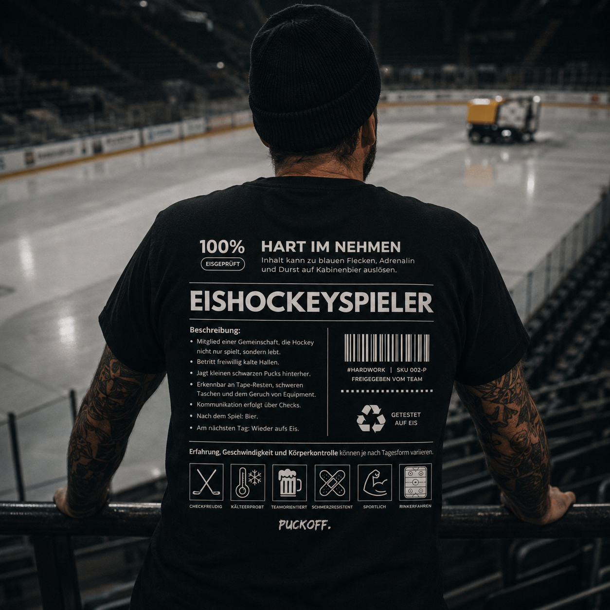 Eishockeyspieler T-Shirt