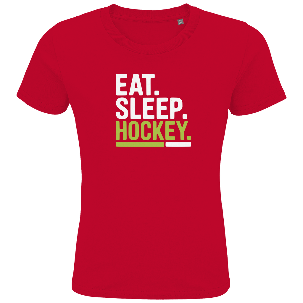 Kids Premium Bio T-Shirt "Eat.Sleep.Hockey"
