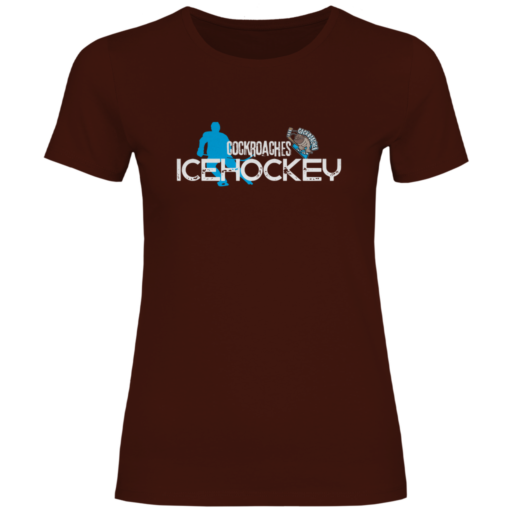 Damen T-Shirt Classic "Cockroaches Icehockey"