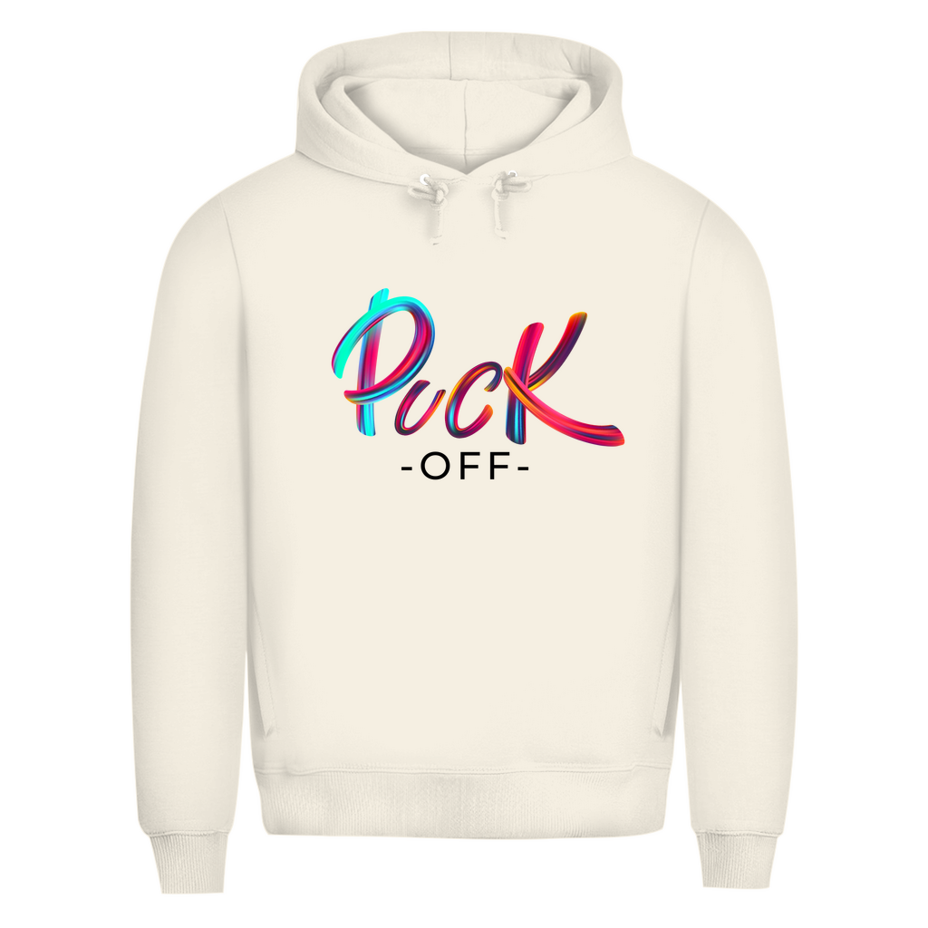 Herren Premium Bio Hoodie "Puck-OFF-"