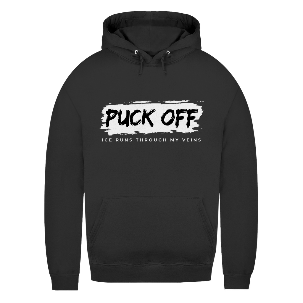 Damen Basic Hoodie "Puck Off"