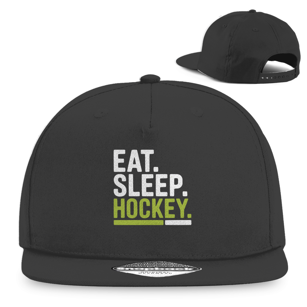 Snapback Rapper Cap "Eat.Sleep.Hockey."