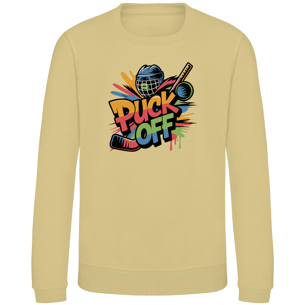 Kinder Sweatshirt "Puck Off"