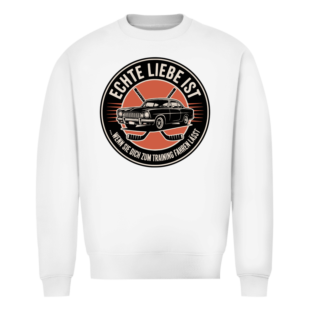 Herren Basic Sweatshirt "Echte Liebe"