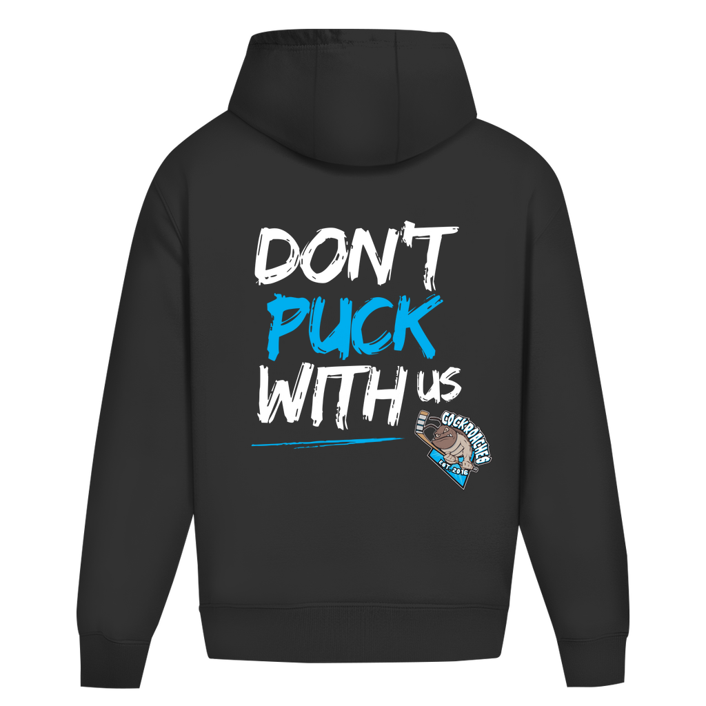 Oversize Hoodie Ohne Kordel "Don't puck with us"