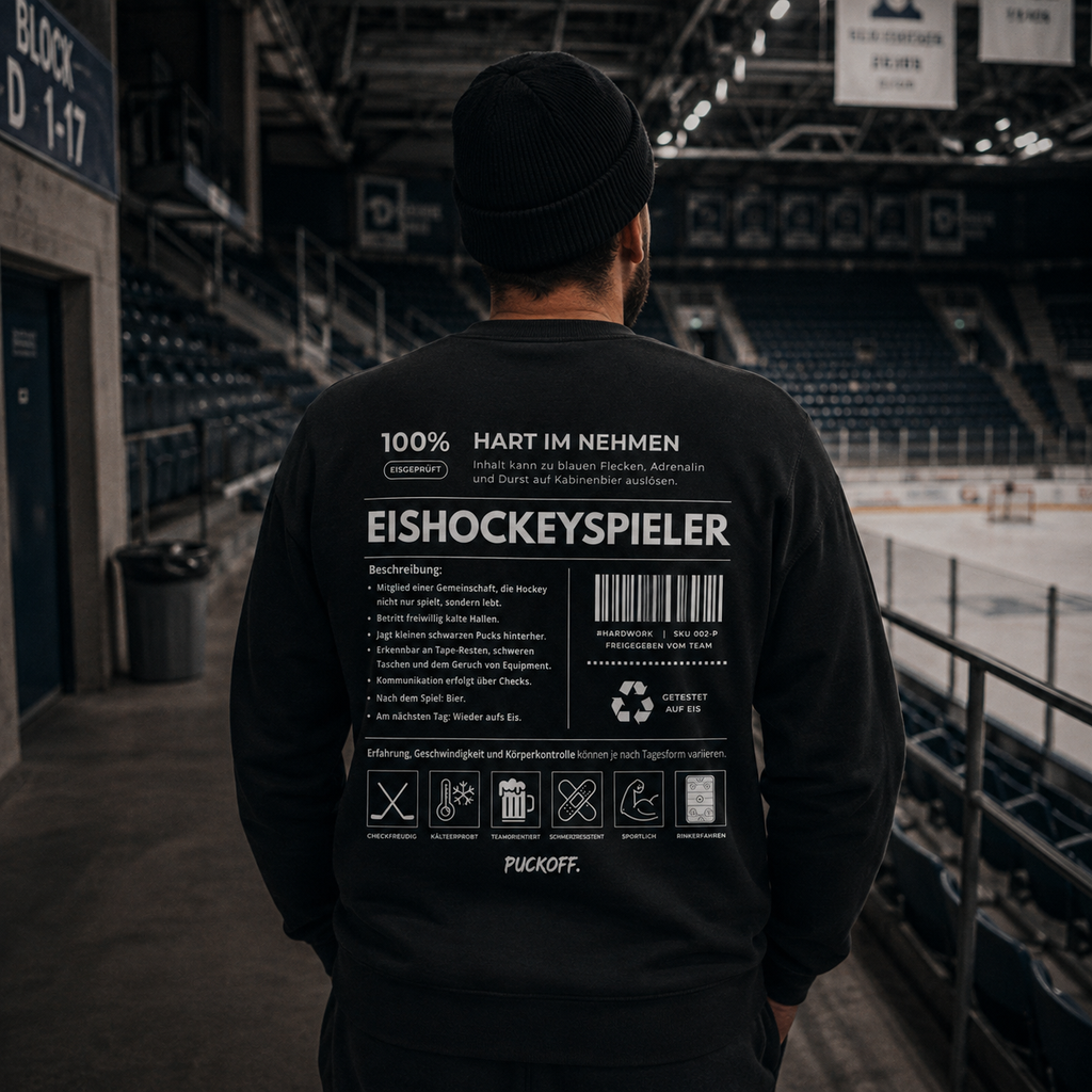 Eishockeyspieler Sweatshirt