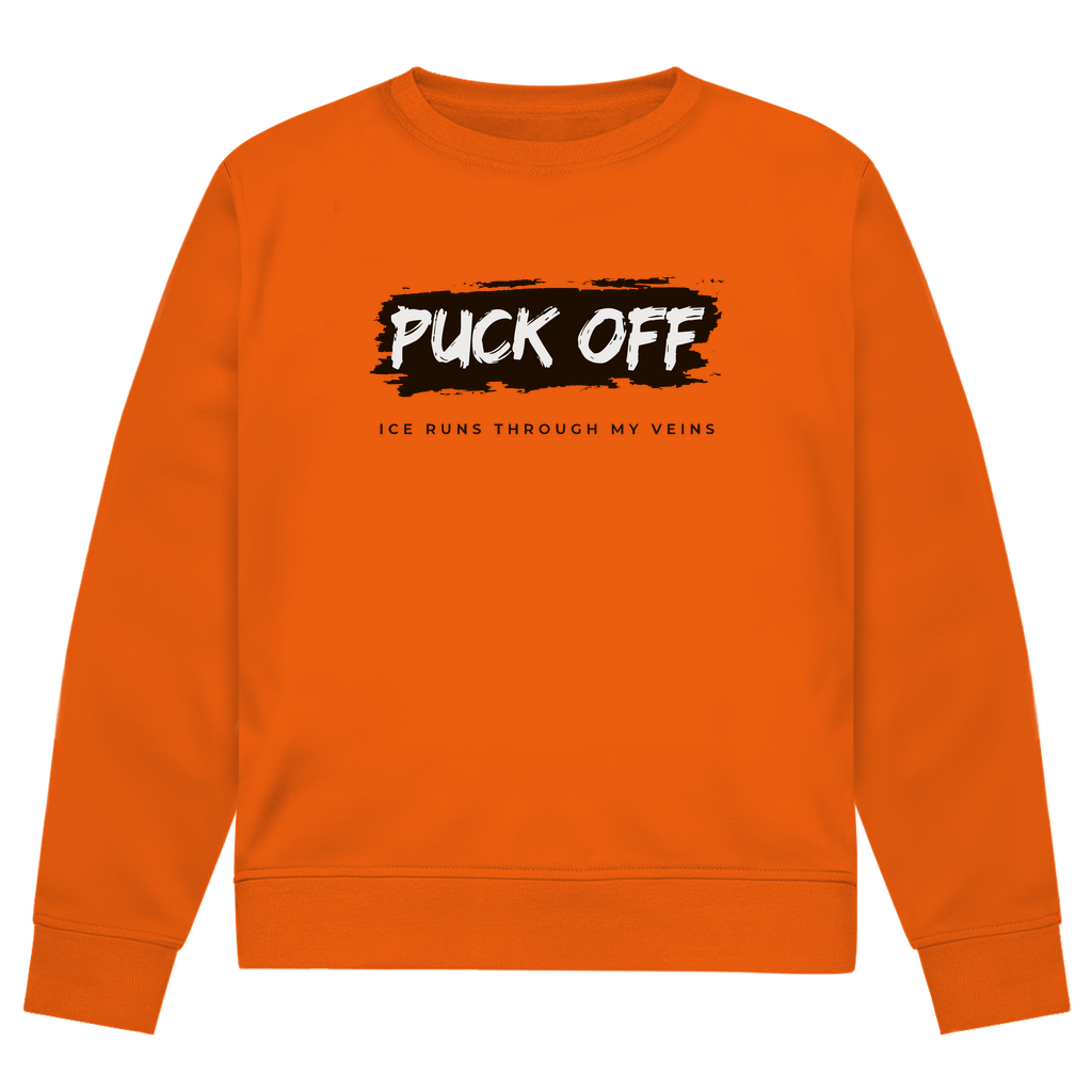 Herren Premium Bio Sweatshirt "Puck Off"