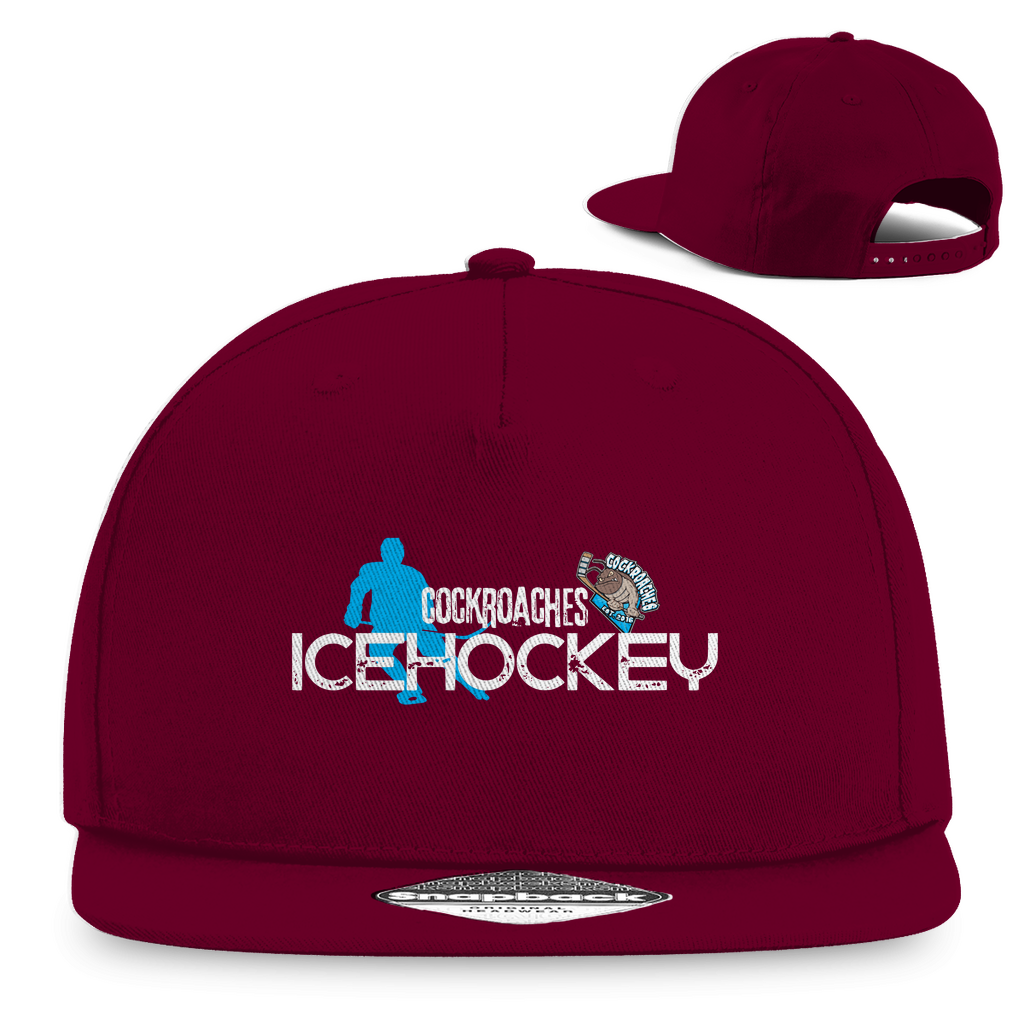 Snapback Rapper Cap "Cockroaches Icehockey"