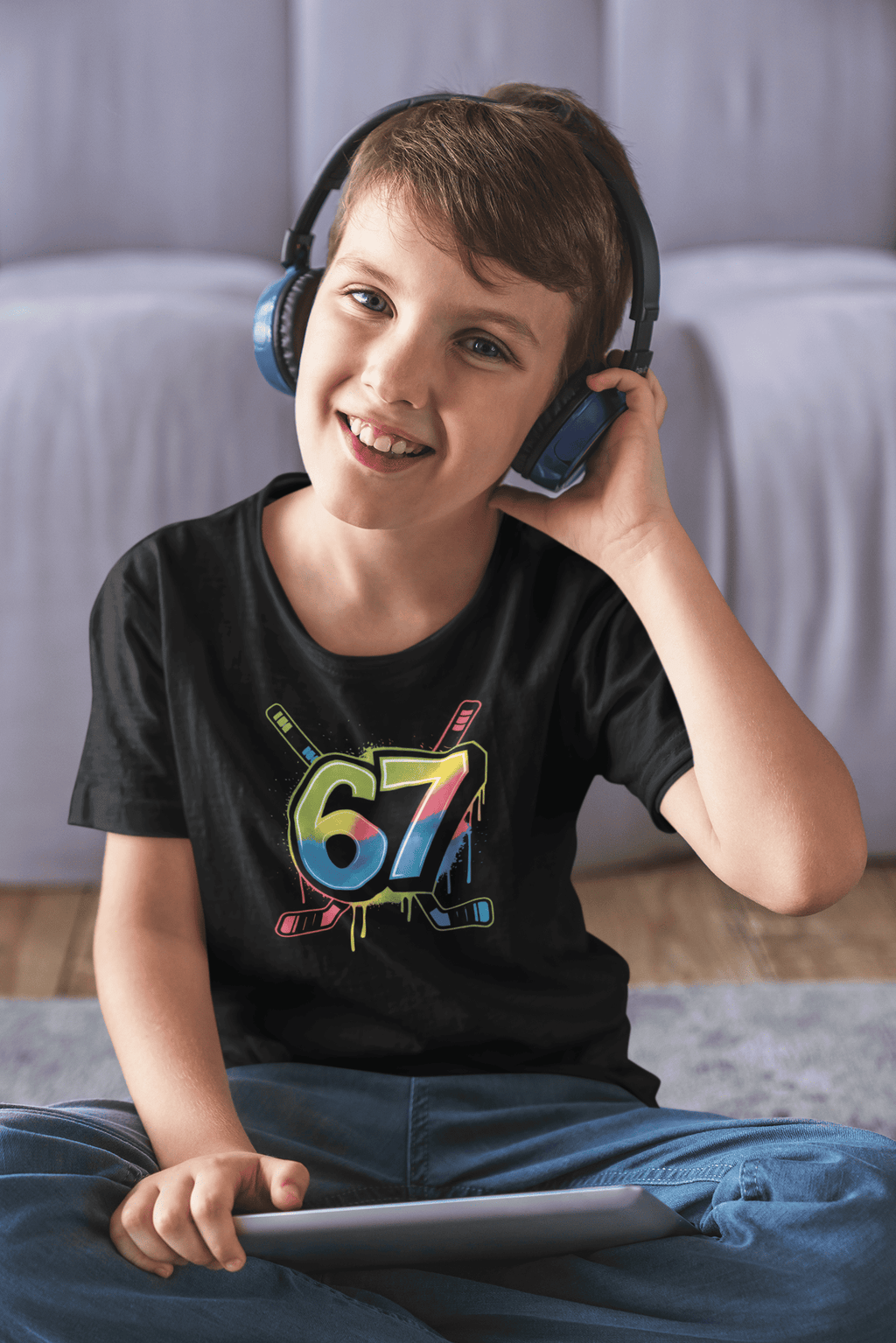 Kinder T-Shirt Hockey 67 – Nachwuchs Spieler Shirt