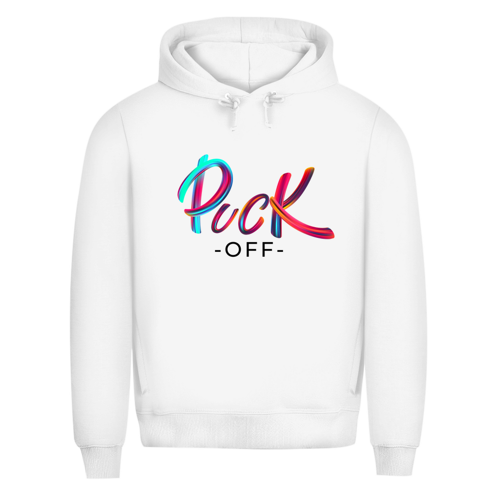 Herren Premium Bio Hoodie "Puck-OFF-"