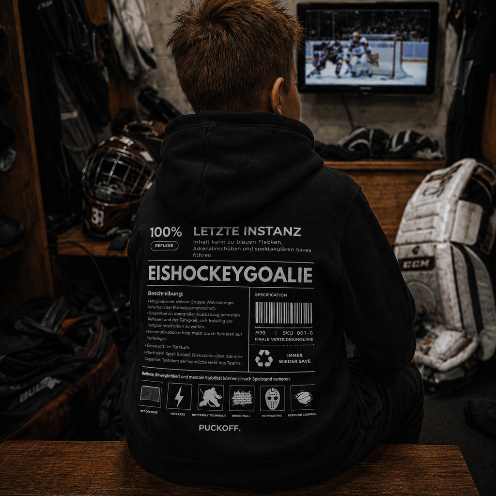 Eishockey Goalie Kids Hoodie