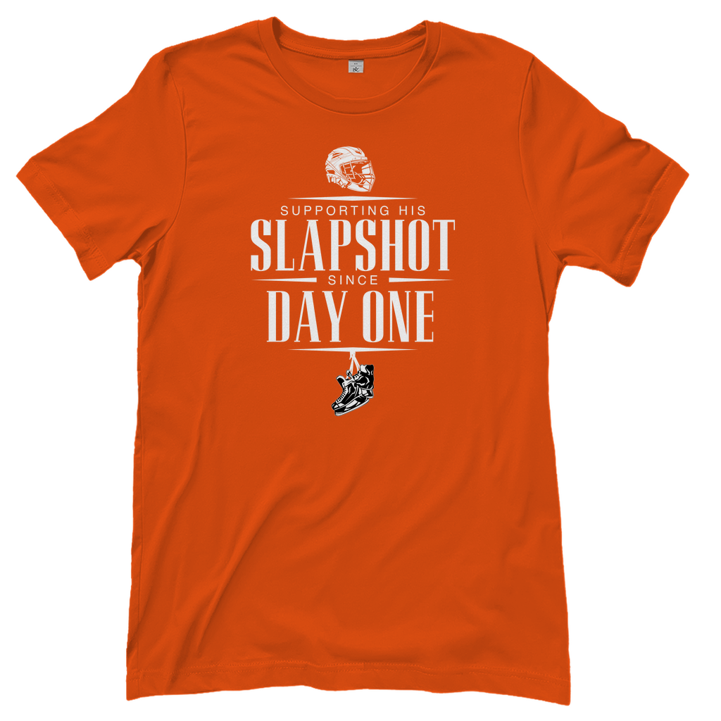 Damen T-Shirt Classic "Supporting his Slapshot"