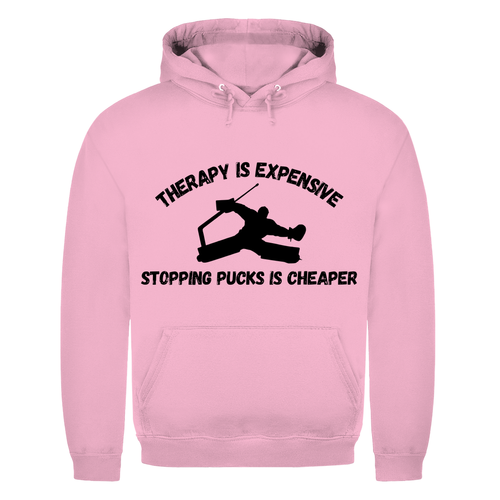 Herren Basic Hoodie "Therapy is Expensive"