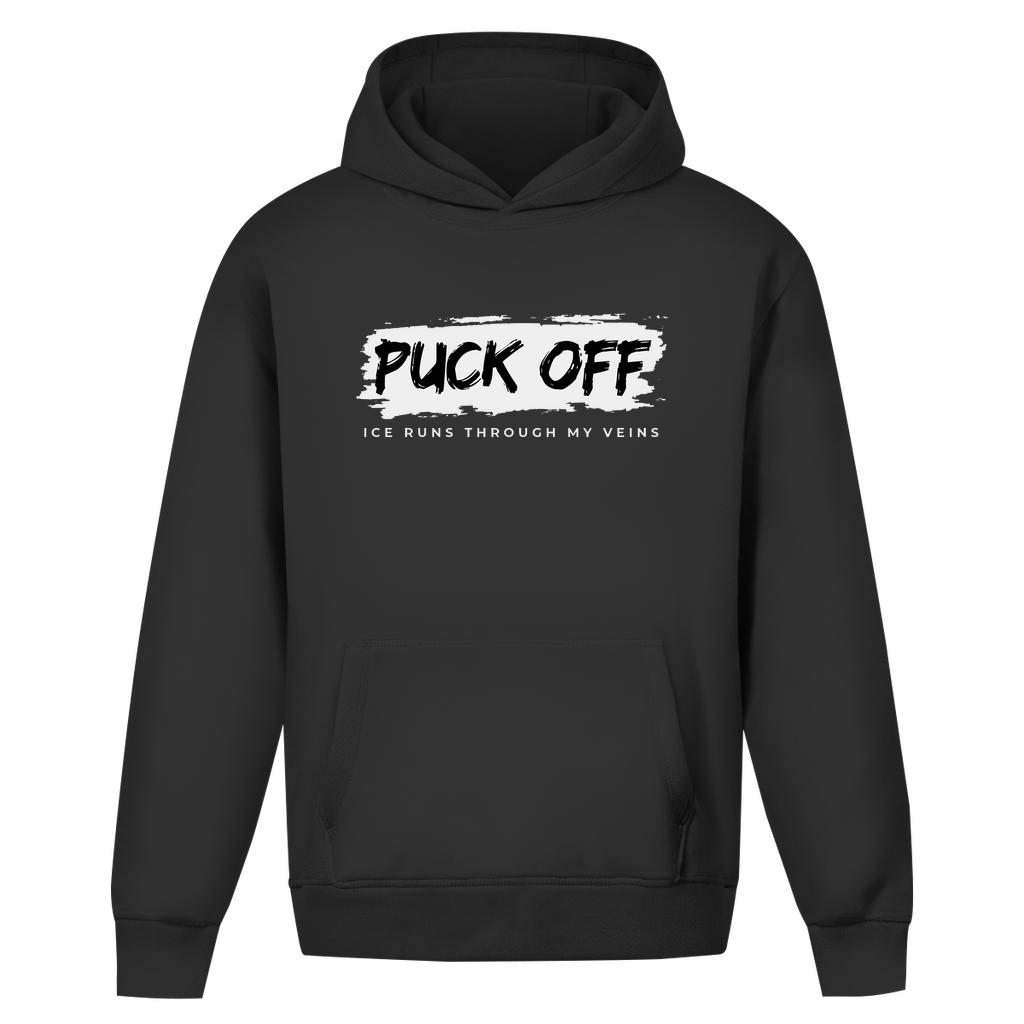 Oversize Hoodie "Puck Off" ohne Kordel