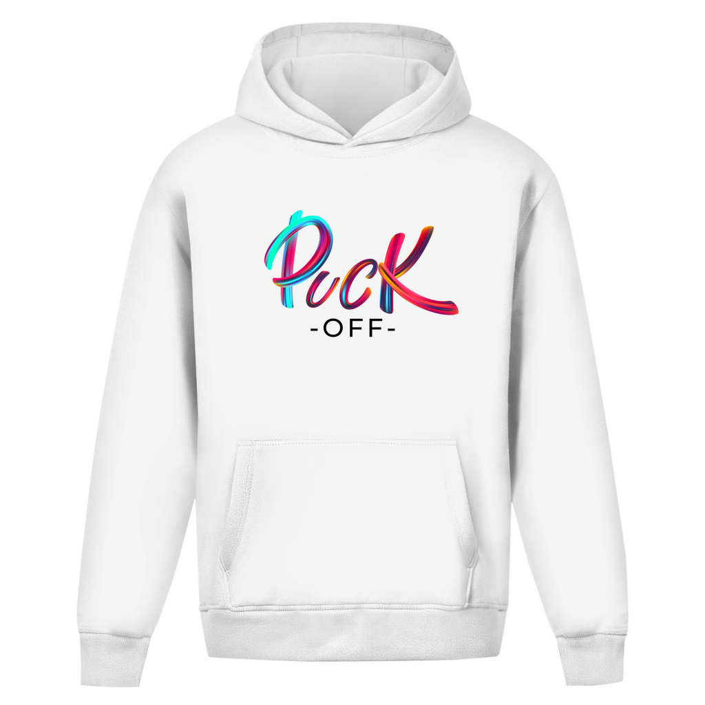 Oversize Hoodie Ohne Kordel "Puck -OFF-"