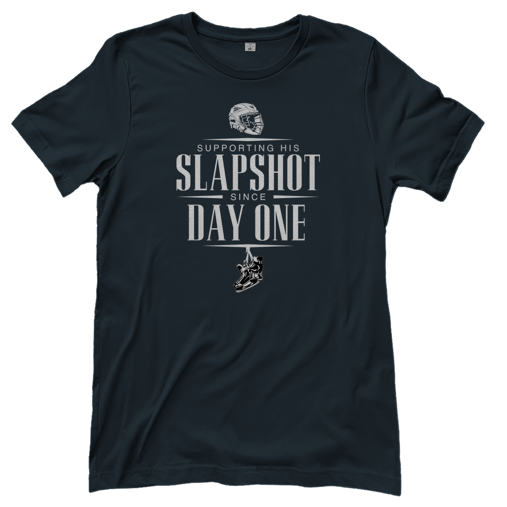 Damen T-Shirt Classic "Supporting his Slapshot"