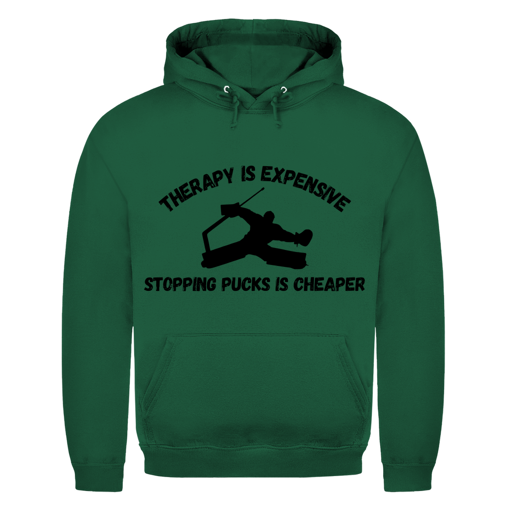 Herren Basic Hoodie "Therapy is Expensive"