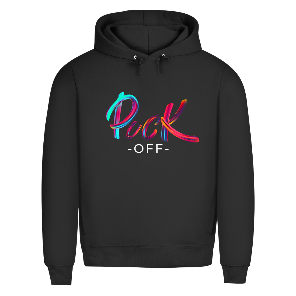 Herren Premium Bio Hoodie "Puck-OFF-"