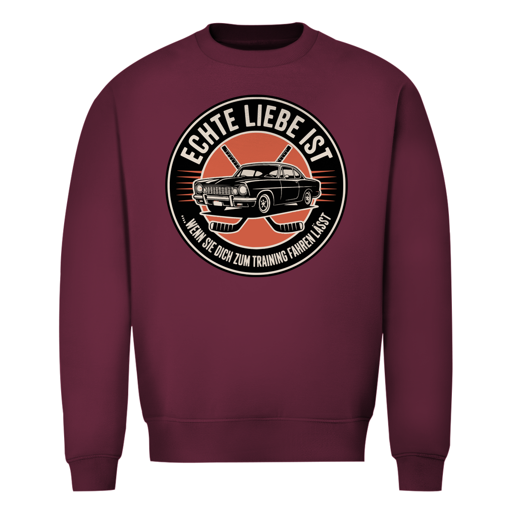 Herren Basic Sweatshirt "Echte Liebe"