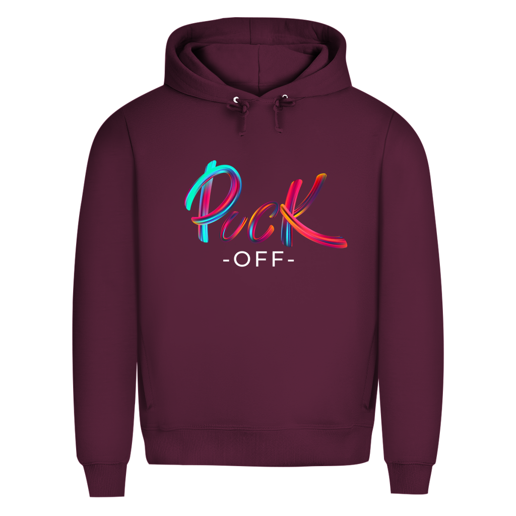 Herren Premium Bio Hoodie "Puck-OFF-"