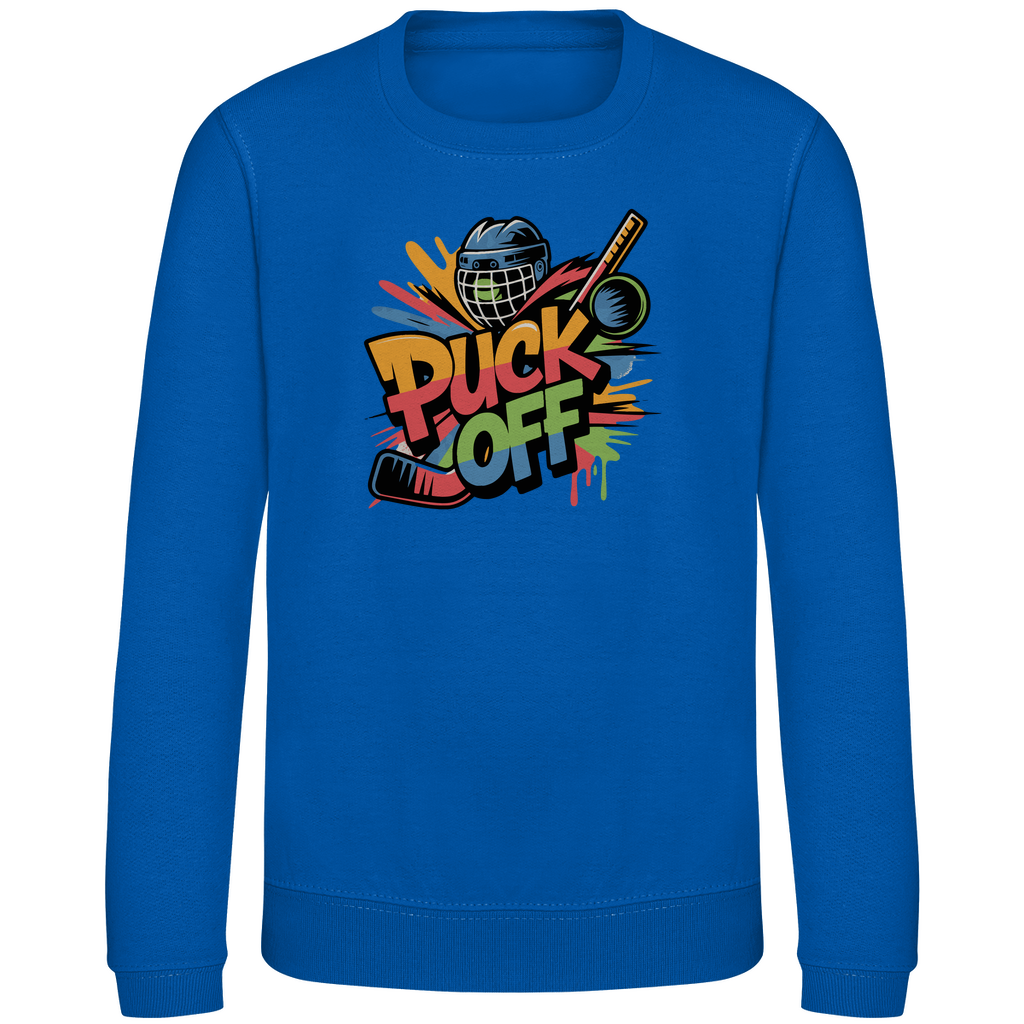 Kinder Sweatshirt "Puck Off"