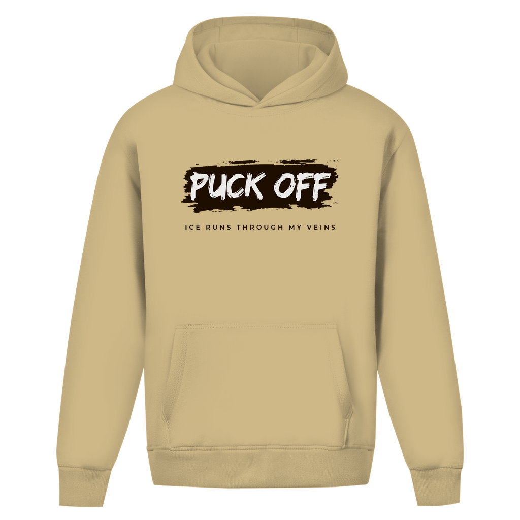 Oversize Hoodie "Puck Off" ohne Kordel