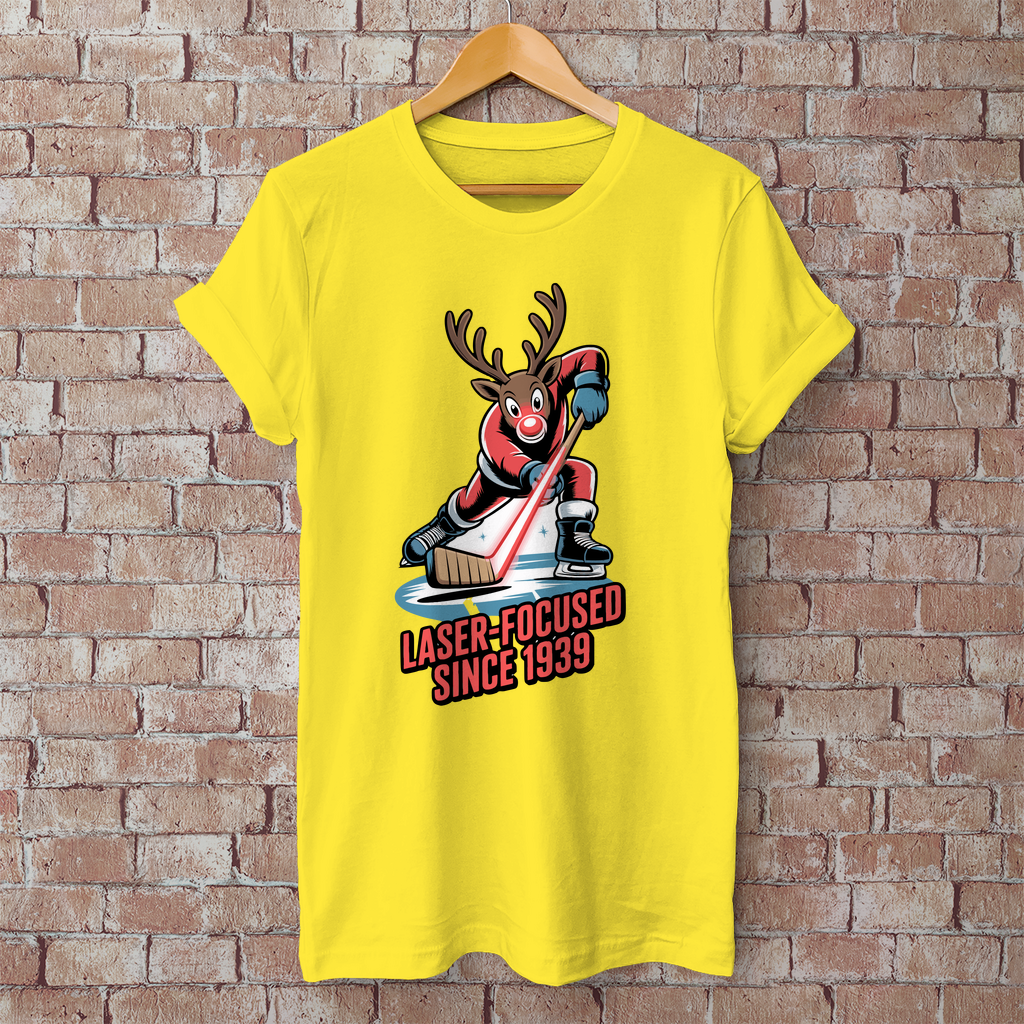 Herren T-Shirt Basic "Laser-Rudolph"