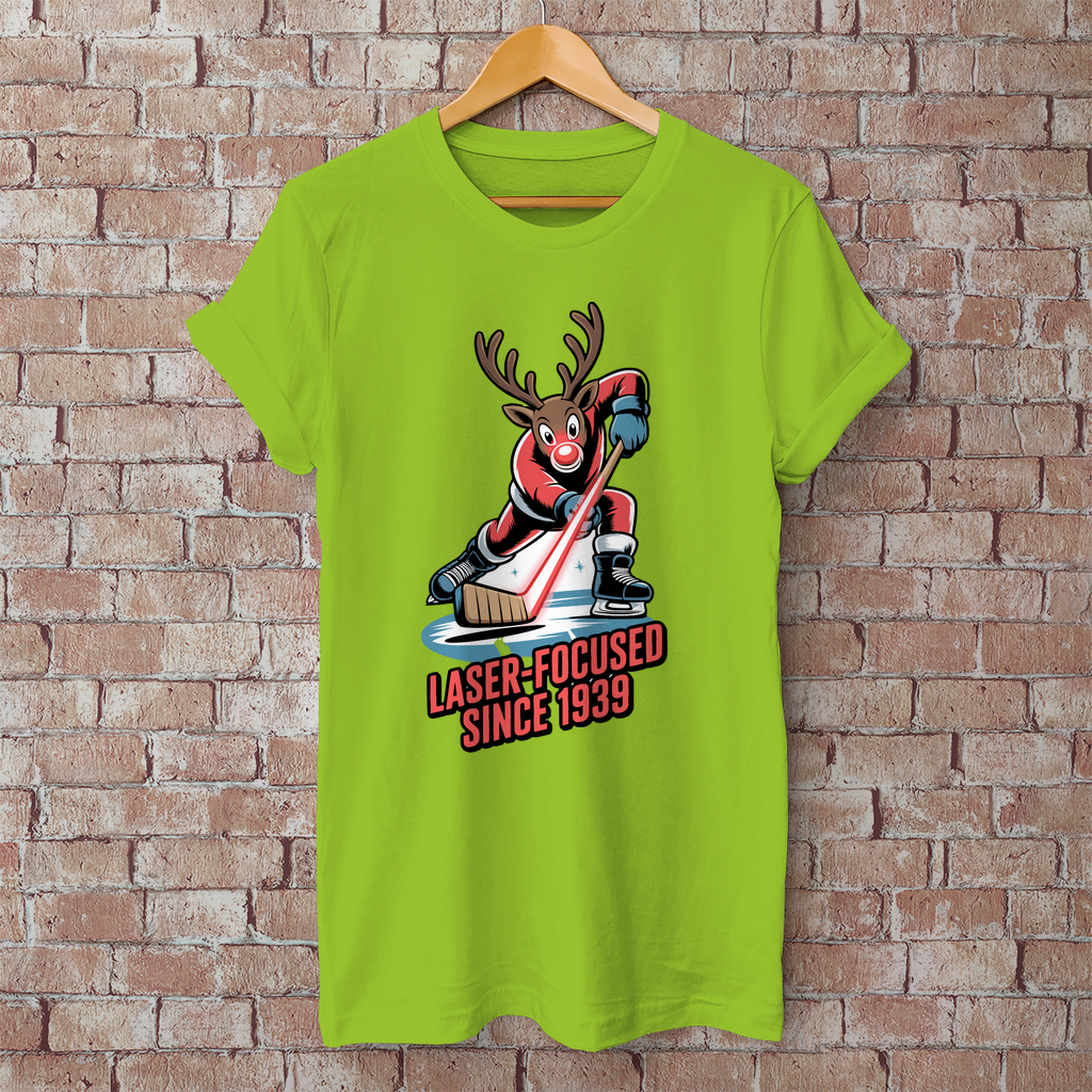 Herren T-Shirt Basic "Laser-Rudolph"