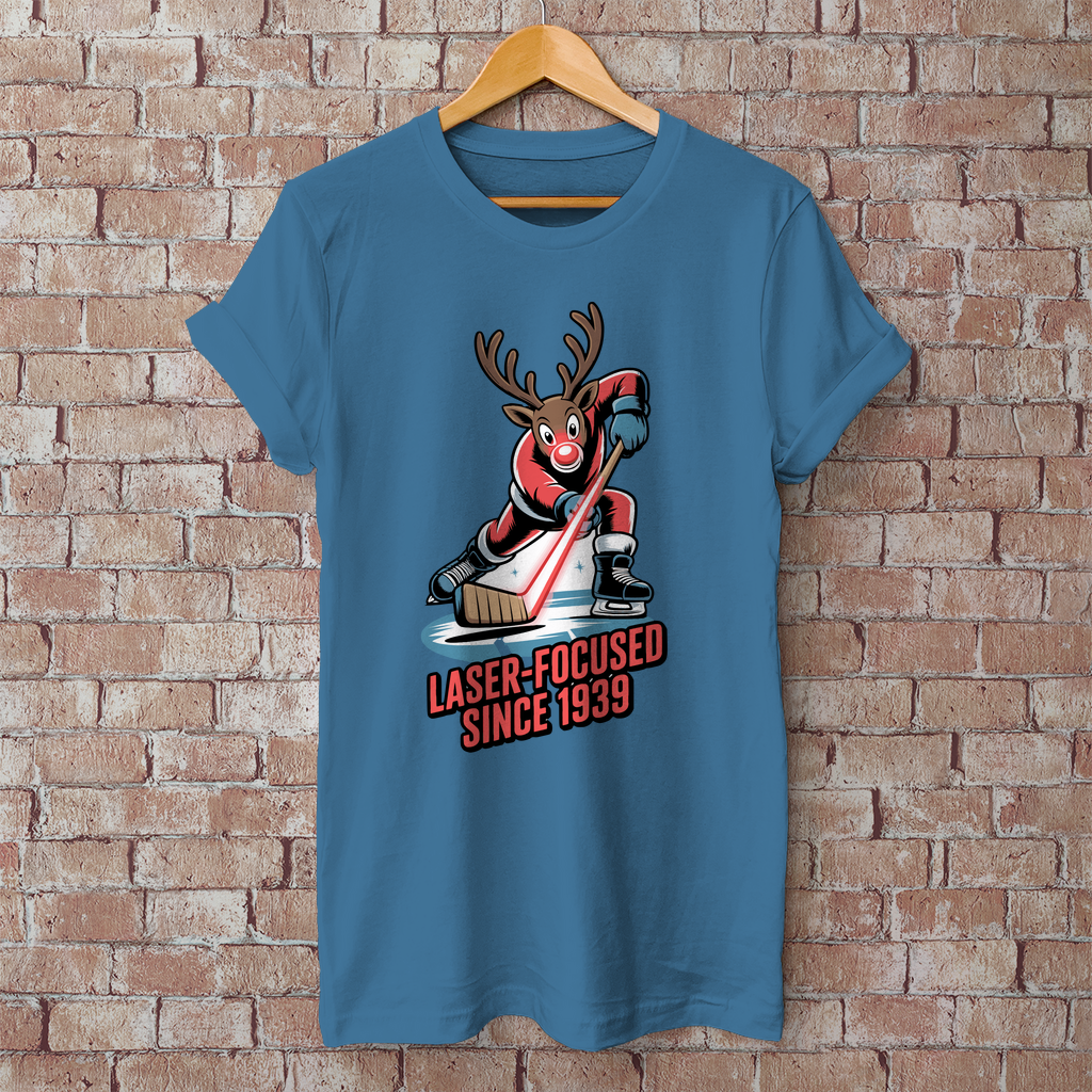 Herren T-Shirt Basic "Laser-Rudolph"