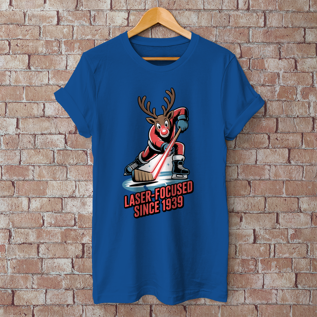 Herren T-Shirt Basic "Laser-Rudolph"