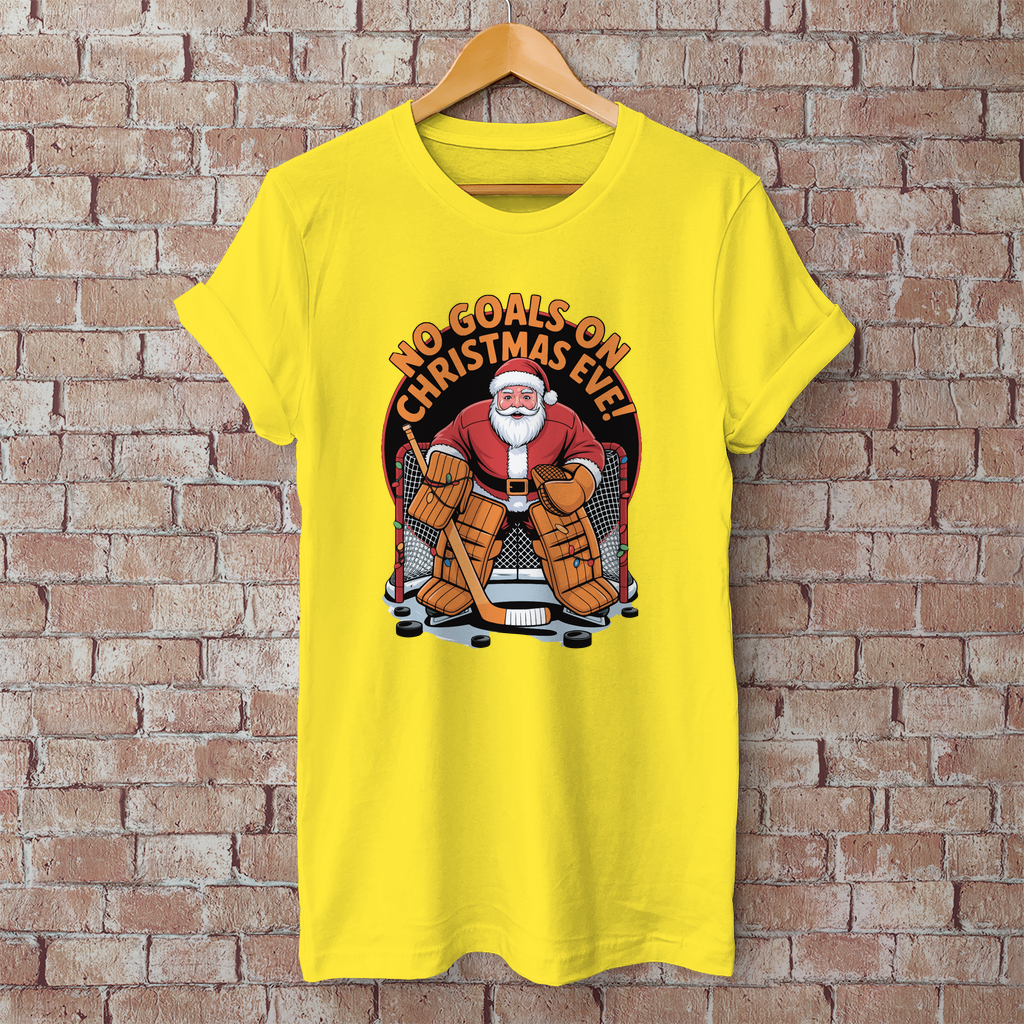 Herren T-Shirt Basic "No Goals on Christmas Eve"