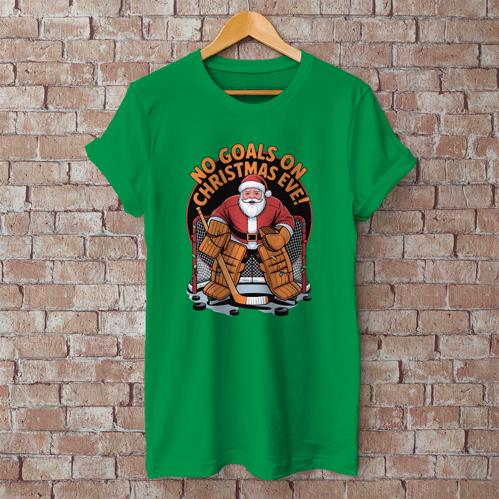 Herren T-Shirt Basic "No Goals on Christmas Eve"