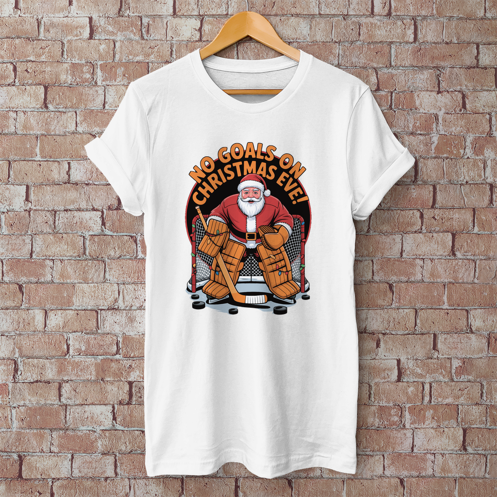 Herren T-Shirt Basic "No Goals on Christmas Eve"