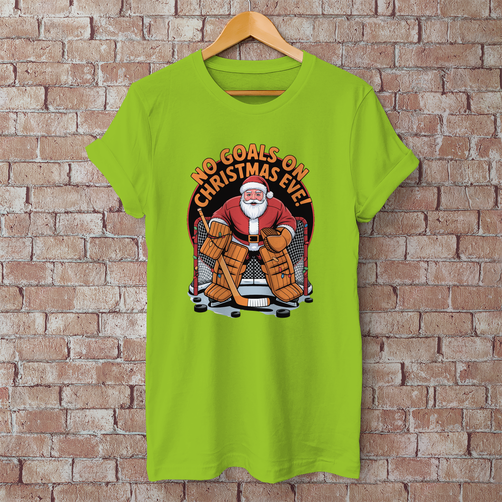 Herren T-Shirt Basic "No Goals on Christmas Eve"