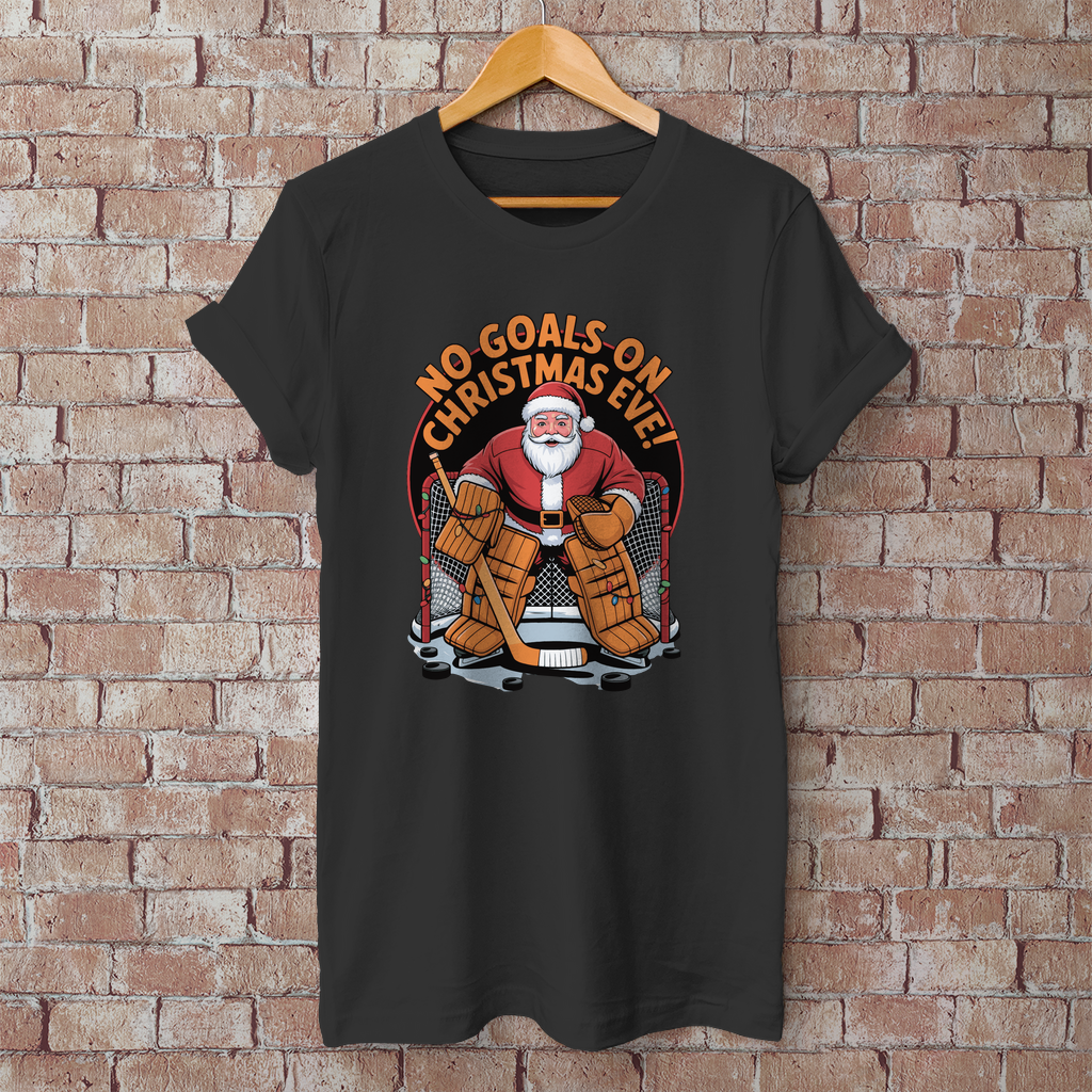 Herren T-Shirt Basic "No Goals on Christmas Eve"
