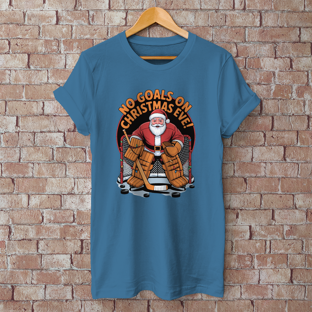 Herren T-Shirt Basic "No Goals on Christmas Eve"