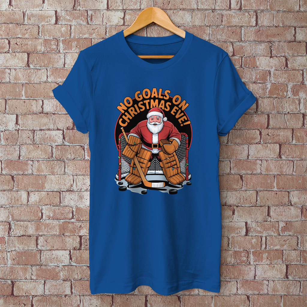 Herren T-Shirt Basic "No Goals on Christmas Eve"