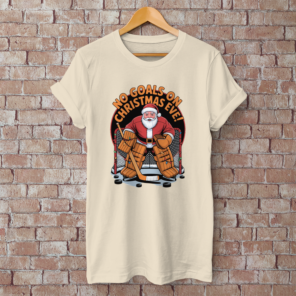 Herren T-Shirt Basic "No Goals on Christmas Eve"